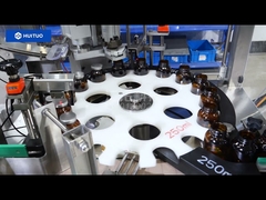 Máquina llenadora cuantitativa de máquina taponadora tipo estación de un solo cabezal para cápsulas farmacéuticas