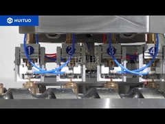 Máquina llenadora y taponadora de nata de agua, llenadora, prensaestopas y atornilladora