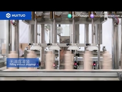 Máquina llenadora para limpiador y taponadora para tapón de bomba, llenado antigoteo, taponado preciso