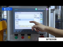 Máquina llenadora de caudalímetro lineal Huituo para detergente para ropa, con cambio automático