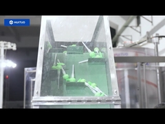 Botella de PET, desinfectante para lavado a mano, máquina taponadora servo de 10 cabezales