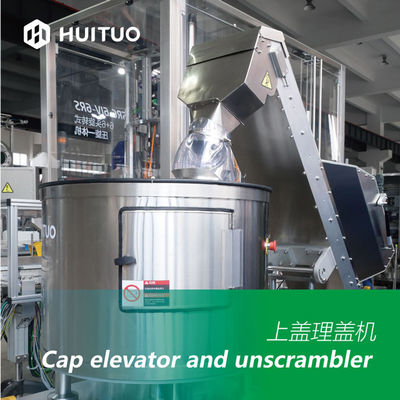 Muestra plástica Vial Capping Machine For Cosmetics de la botella del vidrio rotatorio automático pequeña