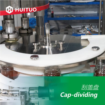 La botella de cristal rotatoria automática concentra la capsuladora de la máquina de Honey Twist Off Servo Capping