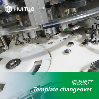 Máquina que capsula del control servo del esfuerzo de torsión para la torsión de cierre de tapones de tuerca plásticos