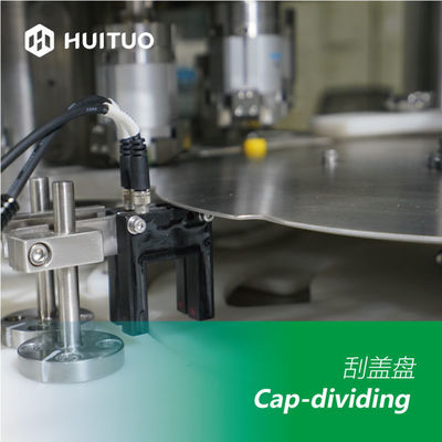 Máquina que capsula del control servo del esfuerzo de torsión para la torsión de cierre de tapones de tuerca plásticos