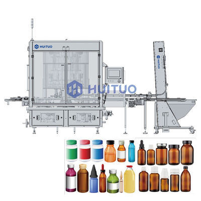 Ampolla plástica de cristal médica Vial Rotary Capping Machine 40-300bpm