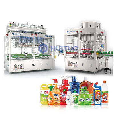 Relleno líquido multifuncional y máquina que capsula para la botella del plástico y de vidrio