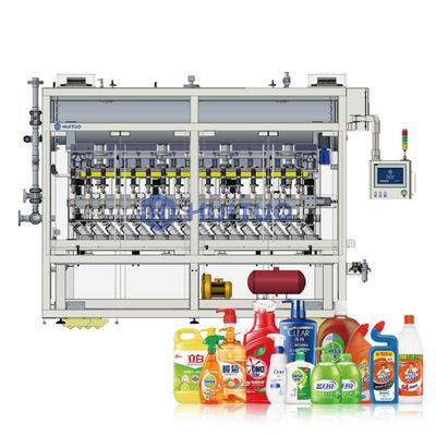 máquina de rellenar automática del flujómetro líquido de la botella 80bpm con una exactitud más alta