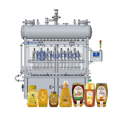 Botella volumétrica Honey Syrup Filling Machine Filler líquido del pistón linear automático