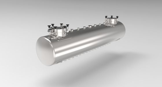 El PLC controla la máquina que capsula química de la botella de cristal