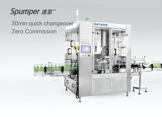 Máquina que capsula del disparador rotatorio semi automático