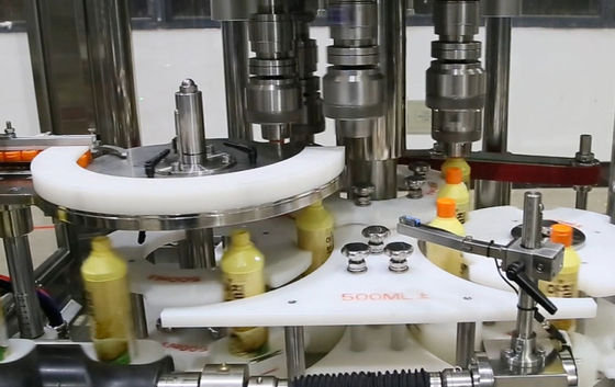Máquina que capsula de la botella plástica de la pantalla táctil de la estructura de módulo