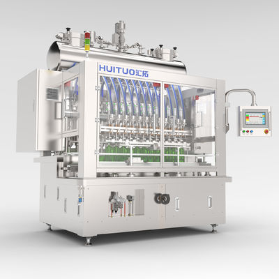 Máquina de rellenar inoxidable del pistón de acero para el detergente para ropa del desinfectante de la mano del champú