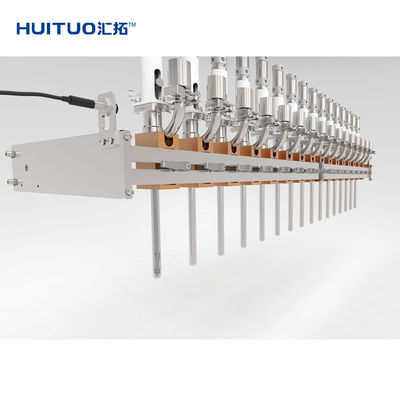 Máquina de rellenar del pistón líquido linear automático para el tarro plástico del cristal de botellas del animal doméstico