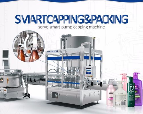 Equipo que capsula 8000BPH de la botella del HDPE del control del PLC