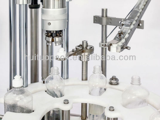Máquina que capsula detergente líquida de la bomba de la loción automática para la botella de vidrio del ANIMAL DOMÉSTICO