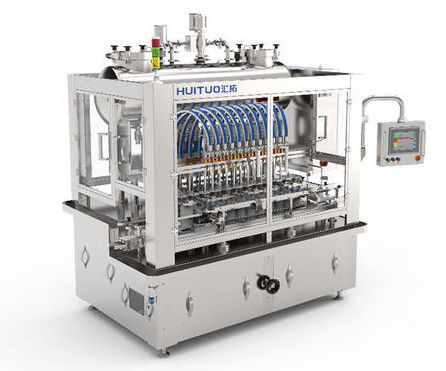 Máquina de rellenar flúida del ANIMAL DOMÉSTICO de Huituo de la botella del flujómetro del desinfectante antiséptico automático del desinfectante