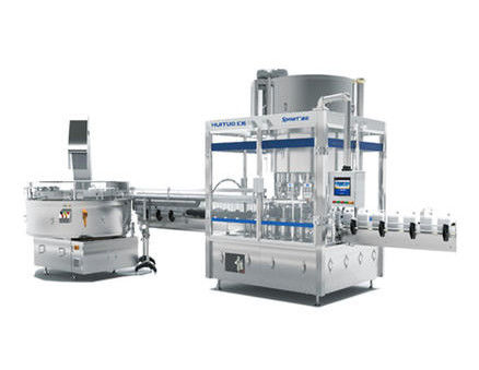 Equipo que capsula 8000BPH de la botella del HDPE del control del PLC
