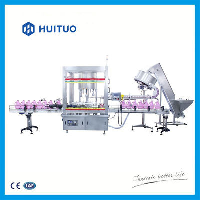Máquina de rellenar del pistion automático de Huituo para el detergente líquido y lavar los platos botellas de gran capacidad