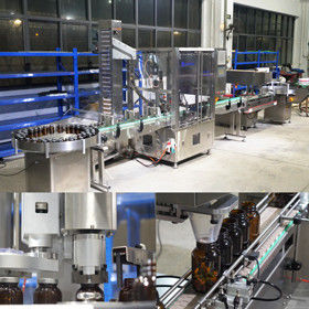 máquina que capsula 12000B/H de la botella del ANIMAL DOMÉSTICO de 380V 50Hz