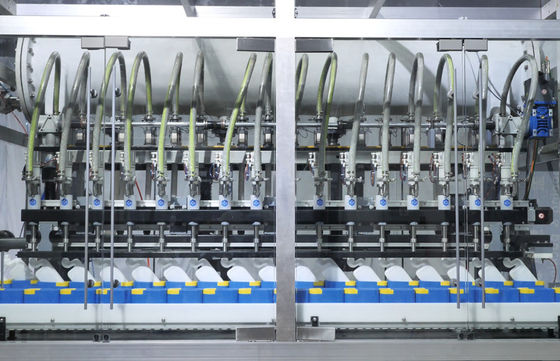 Cadena de producción de relleno líquida del corrosivo del control del PLC AC380V