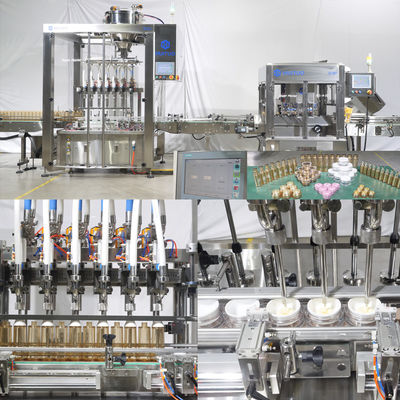 Máquina que capsula de relleno estándar 380V del GMP para la loción