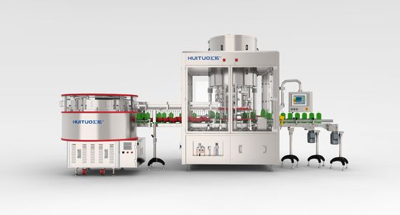 ANIMAL DOMÉSTICO rotatorio automático de Huituo y máquina que capsula de cristal con el unscrambler del casquillo