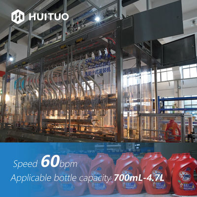 Máquina de rellenar del flujómetro linear del cambio automático para el detergente para ropa
