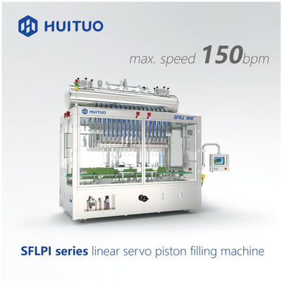 Máquina de rellenar serva 150bpm del pistón automático para Honey And Syrup