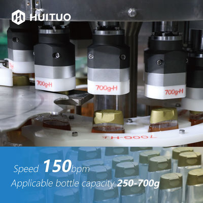 Máquina que capsula modificada para requisitos particulares de la prensa de la botella del ANIMAL DOMÉSTICO con el casquillo Unscrambler