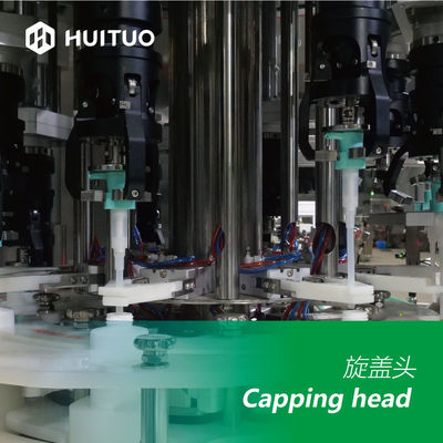 Máquina que capsula rotatoria principal 80bpm 8 automáticos para el acondicionador del champú y de pelo