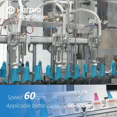Máquina de rellenar 60bpm de la continuación para diversas botellas de los cosméticos