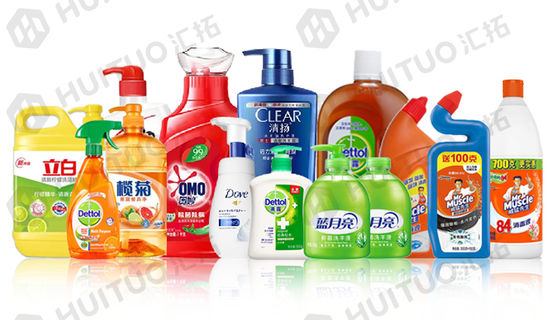 Máquina que capsula de relleno 2L 3L 4L 5L del detergente para ropa líquido plástico de la botella