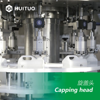 Máquina rotatoria 70bpm automático del lacre de la cápsula del tornillo de Huituo