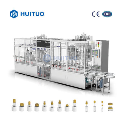 Relleno de Monoblock de la botella de cristal del animal doméstico y máquina que capsula automáticos para los cosméticos