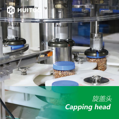 4 máquina que capsula rotatoria serva principal 50bpm para las nueces y los cacahuetes