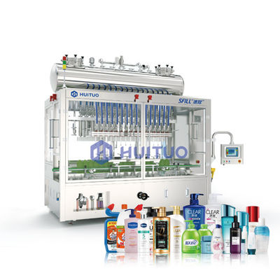 Máquina de rellenar del pistón servo del acondicionador del champú y de pelo