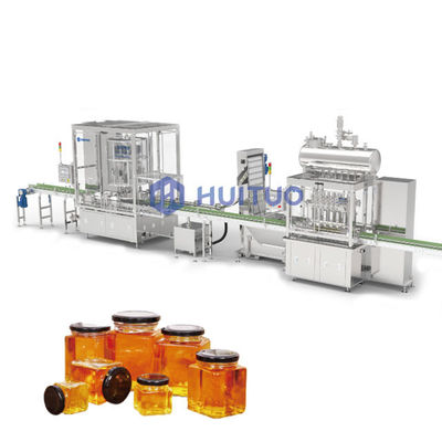La botella de cristal rotatoria automática concentra la capsuladora de la máquina de Honey Twist Off Servo Capping