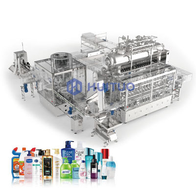 máquina de rellenar líquida 5000ml del metro de flujo de la botella linear del ANIMAL DOMÉSTICO 200bpm