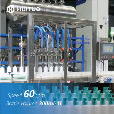 Máquina de rellenar del pistón servo del acondicionador del champú y de pelo