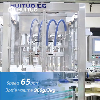 Máquina volumétrica del llenador del pistón líquido linear auto de la botella para el relleno universal