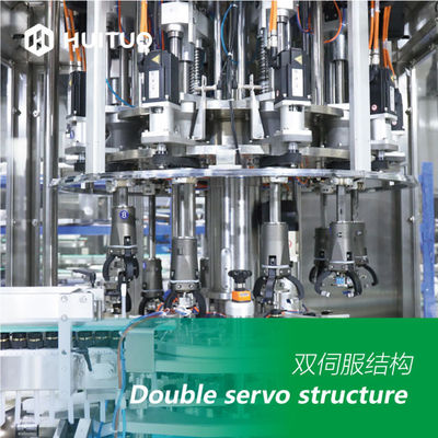 Máquina que capsula de la botella del envase del espray del dispensador servo plástico automático de la bomba