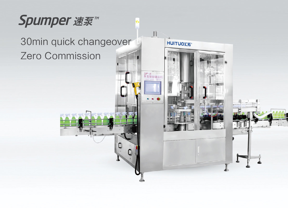 Máquina que capsula del disparador rotatorio semi automático