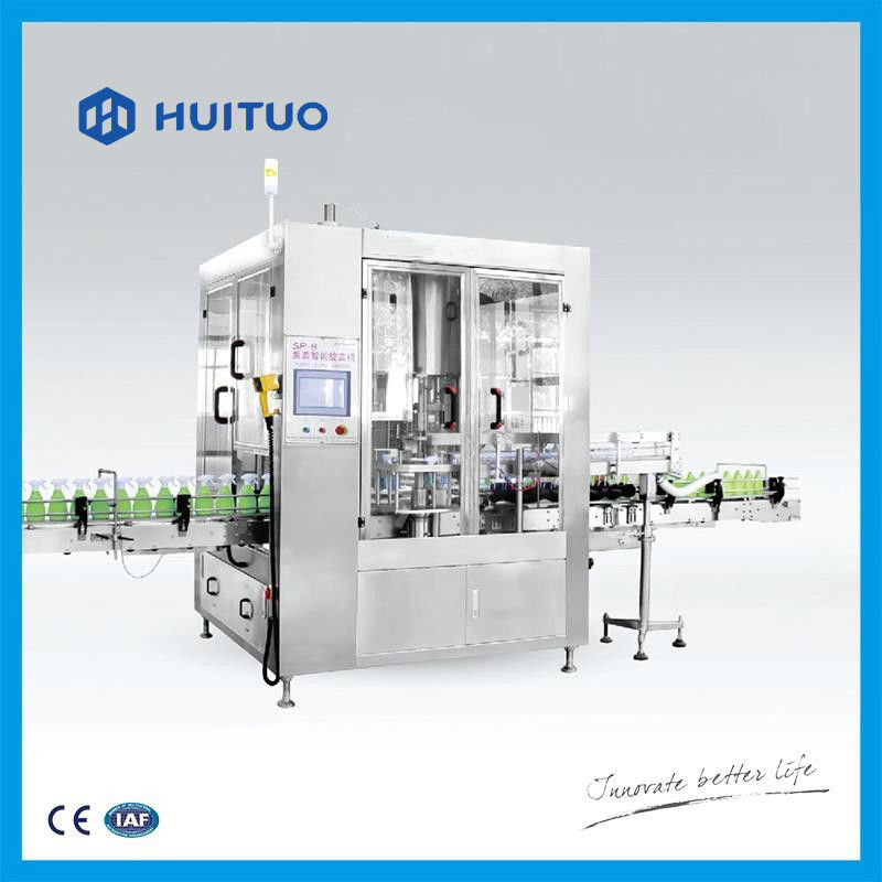 Capsuladora de la máquina del disparador rotatorio automático del espray de Huituo que capsula para el limpiador de la cocina, del vidrio y del retrete