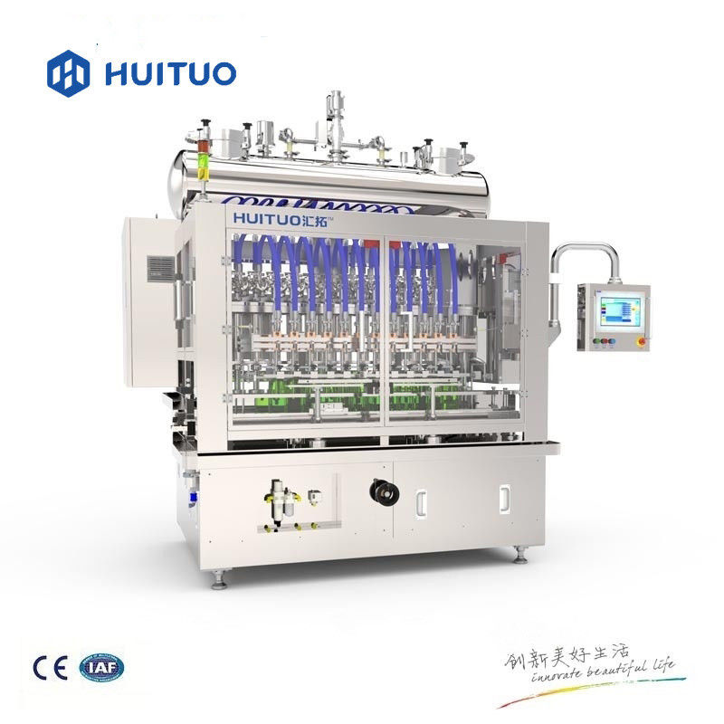 Máquina llenadora volumétrica de dosificación de líquido de botella lineal automática para productos de alta viscosidad
