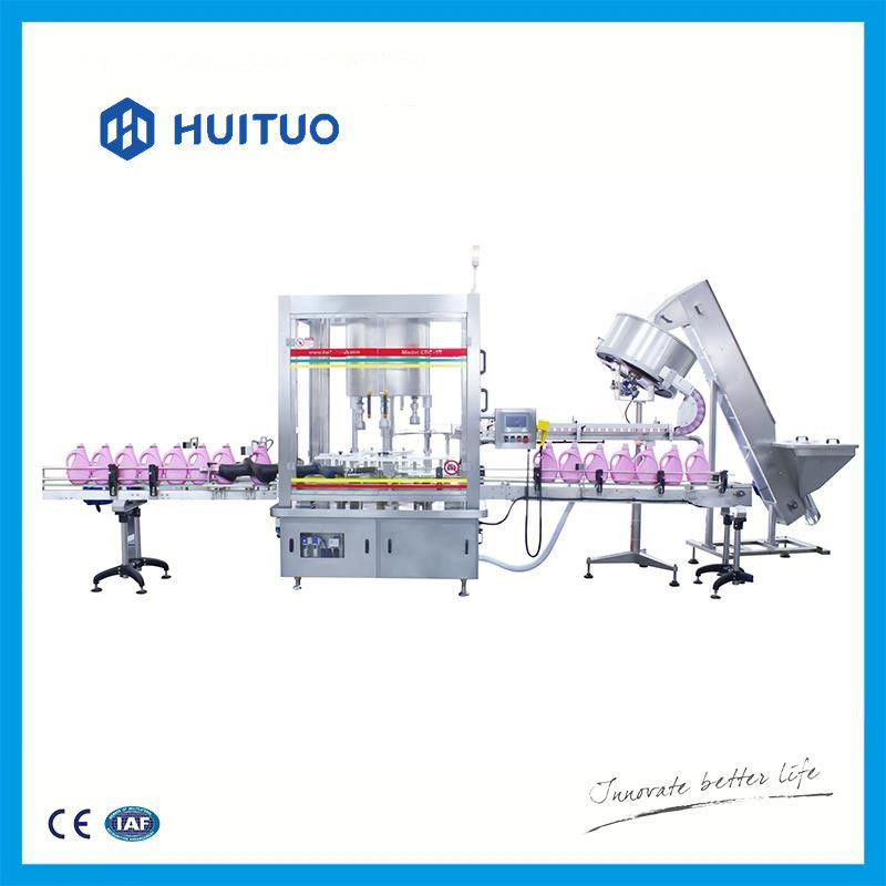 Máquina de rellenar del pistion automático de Huituo para el detergente líquido y lavar los platos botellas de gran capacidad