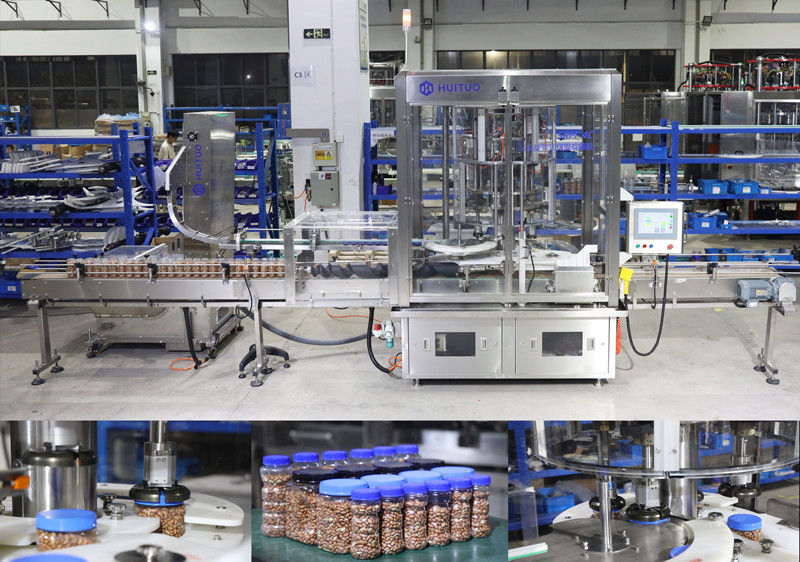 Máquina que capsula automática de las nueces, máquina que capsula para las nueces conservadas, máquina que capsula de la ronda grande