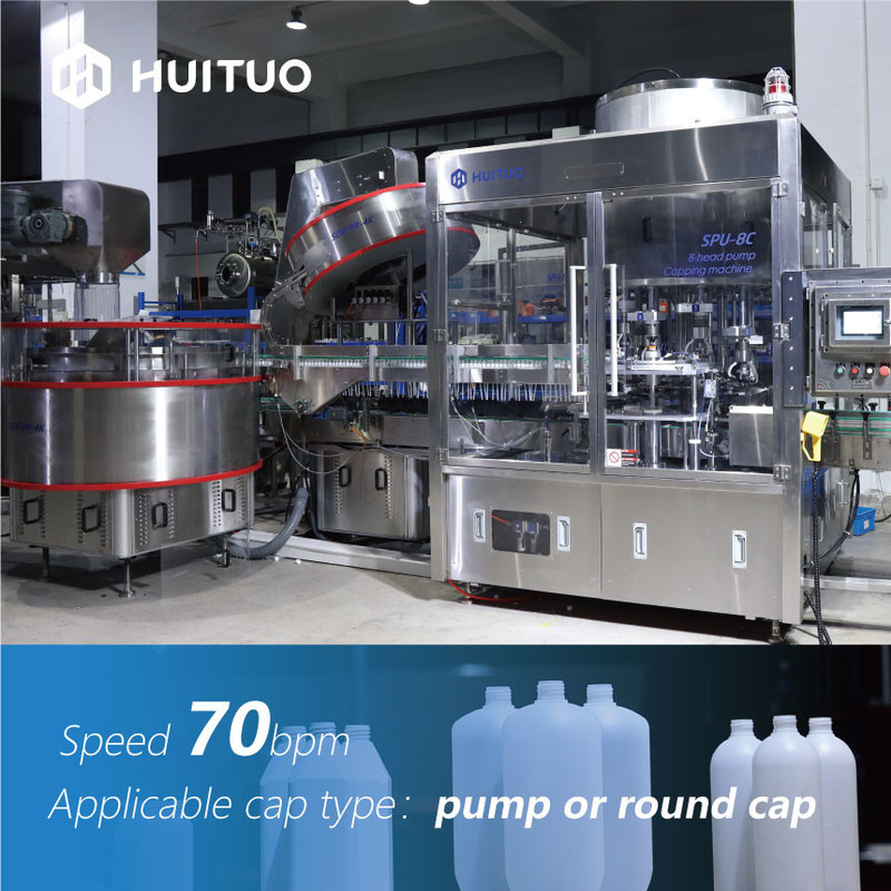 Máquina que capsula rotatoria principal 8 multifuncionales para la bomba de Flip Top Pull Push Lotion
