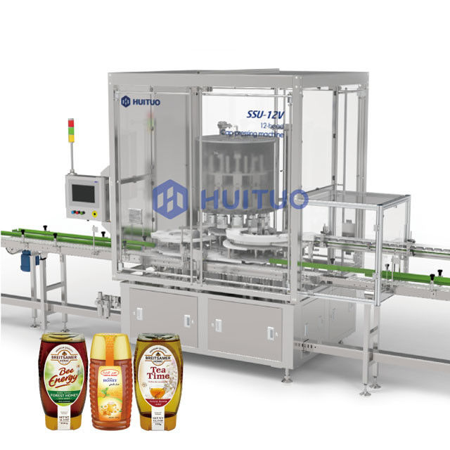Máquina automática rotatoria del lacre del envase para la comida y los productos químicos